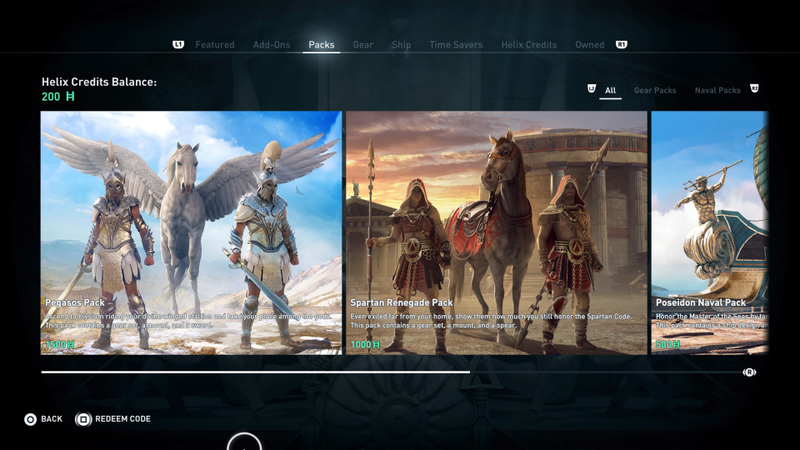 Illustration for article titled Ubisoft Explains Assassin’s Creed Odyssey’s Microtransactions And Some Of The Math Behind Them